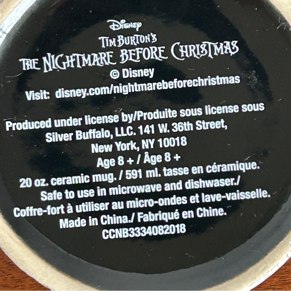 Disney Nightmare Before Christmas Jack Skellington Oogie Boogie Ceramic Mug - Picture 9 of 9